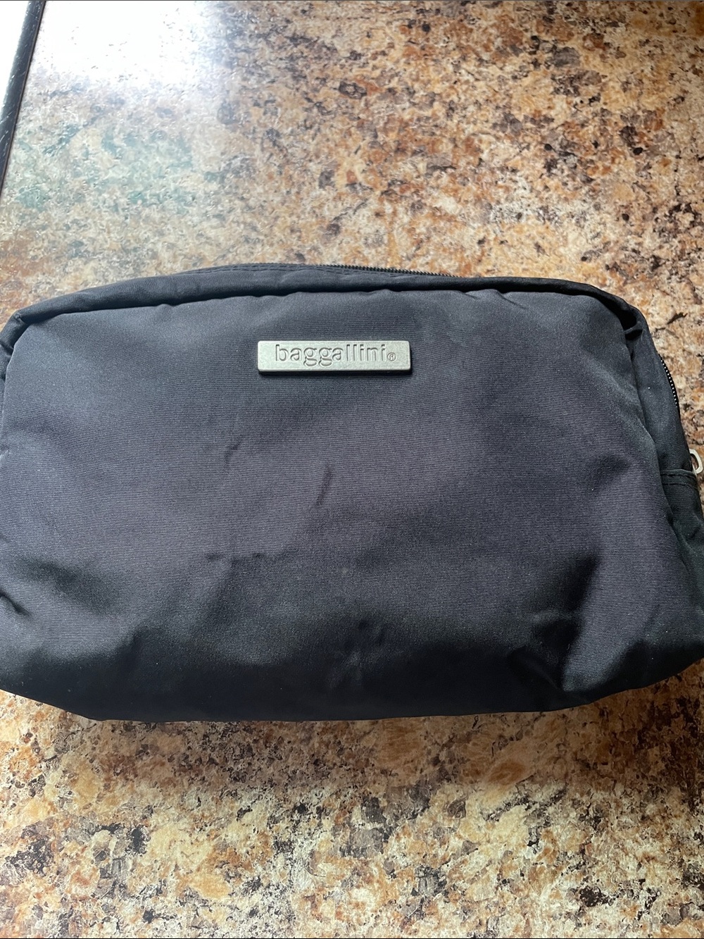 Baggallini Black Nylon Cosmetic Pouch
